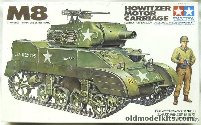 Tamiya 1/35 M8 Howitzer Motor Carriage, 35110 plastic model kit
